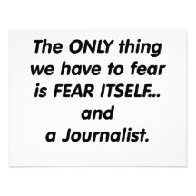 fear journalist announcement