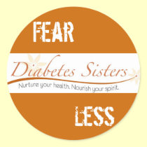 Fear Less DiabetesSisters stickers by diabetessister Fear Less DiabetesSisters stickers