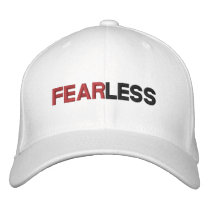 FEAR, LESS embroidered hats by kotzradio FEAR, LESS embroidered hats