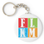 Fear Less Knit More Keychain