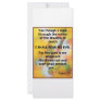 Fear No Evil Psalm Scripture spray painting Custom Rack Card