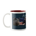 "Fear No More" Eagle, Wolf, Bear Mug
