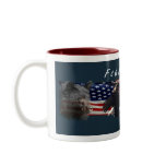 "Fear No More" Eagle, Wolf, Bear & US Flag Mug