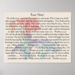 Fear Not Promises - Scriptures Hummingbird Print