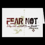 FEAR NOT- Those who are with us are greater cards