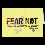 FEAR NOT- Those who are with us are greater cards