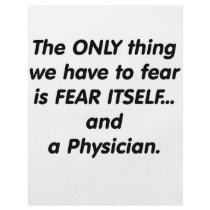 Fear Physician Personalized Flyer