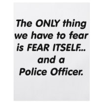 Fear Police Officer flyers by Fear_Itself Fear Police Officer flyers