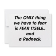 fear redneck invitation