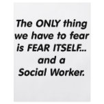 Fear Social Worker flyers