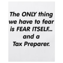 Fear Tax Preparer flyers by Fear_Itself Fear Tax Preparer flyers