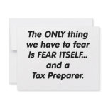fear tax preparer invitations
