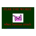 fear the bunnies poster posters by fearthebunnies fear the bunnies poster posters