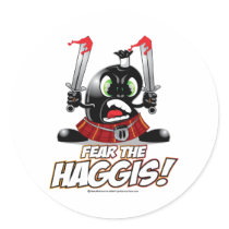 Fear the Haggis Sticker