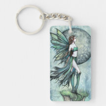 Fearless Gothic Fantasy Molly Harrison Fairy Art Acrylic Keychain