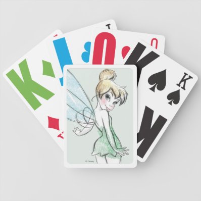 Fearless Tinker Bell Bicycle Playing Cards