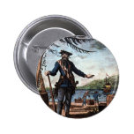 Fearsome Pirate Blackbeard! Pinback Button
