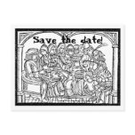 Feast - customizable save the date postcard