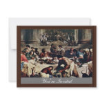 Feast In The House Of Simon By Subleyras Pierre Custom Invites