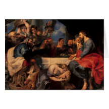 Feast in the house of Simon the Pharisee, c.1620 Cards