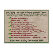 Feast of Dysfunction Postcards
