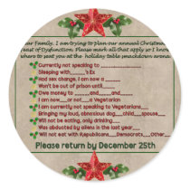 Feast of Dysfunction Round Stickers