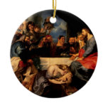 Feast of Simon & Mary Magdalene Kissing Jesus' Fee ornaments
