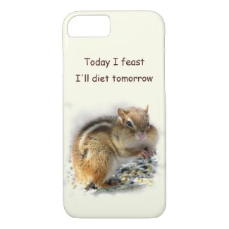 Feasting Chipmunk Dieting iPhone 7 Case