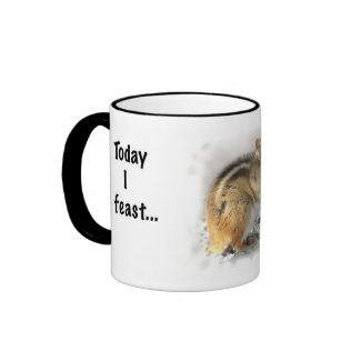 Feasting Chipmunk mug