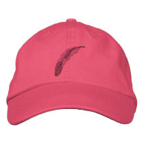 Feather #1 embroidered baseball caps