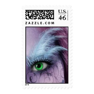 Feather Fantasy stamp