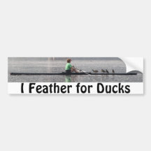 Feather For Ducks Bumper Sticker