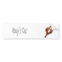 feather logo icon, Amy's Car bumper stickers