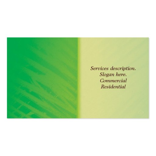 feather palm3 ~ bc business cards (back side)