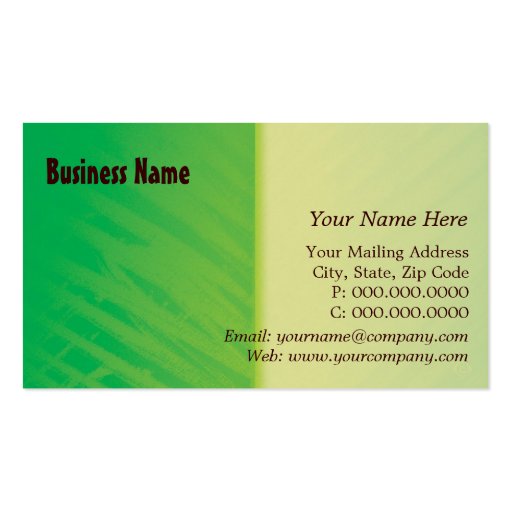 feather palm3 ~ bc business cards