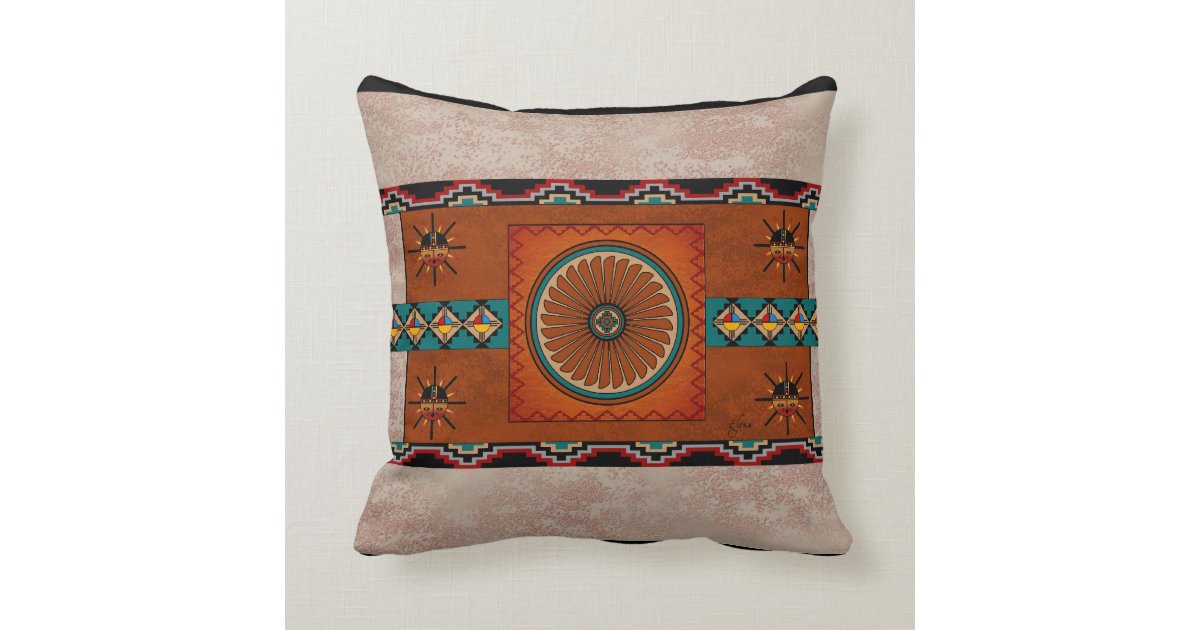 Feather Round Throw Pillow Zazzle
