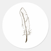 Feather Sticker