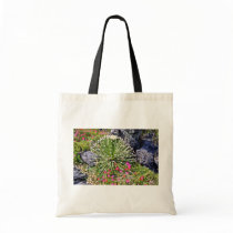 Feather-tipped Succulent Canvas Bags