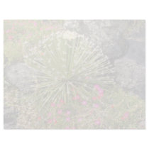 Feather-tipped Succulent flowers Custom Letterhead