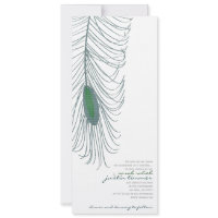 Feather Wedding II invitation