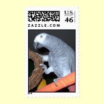 Feathered Family Parrot Rescue stamps