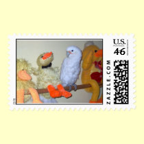 Feathered Family Parrot Rescue postage