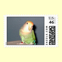 Feathered Family Parrot Rescue stamps