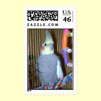 Feathered Family Parrot Rescue postage