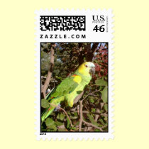 Feathered Family Parrot Rescue stamps