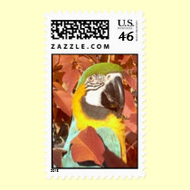 Feathered Family Parrot Rescue postage