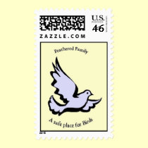Feathered Family Parrot Rescue stamps