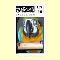 Feathered Family Parrot Rescue stamps