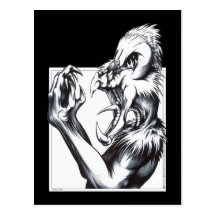 Feathered Fiend Post Cards