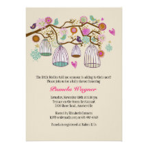 Feathered Friends Fall Invitation